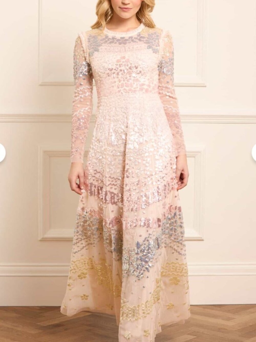 Needle & Thread Angeline Sequin Gown